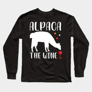 Alpaca the wine Long Sleeve T-Shirt
